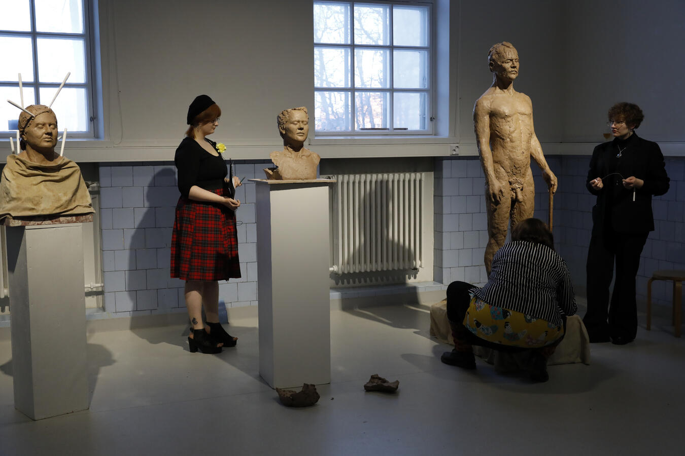 “Väki ja valta”, peliperformanssi, 45 min, Taidekeskus Mältinranta, Tampere, 2023. Kuva: Ignacio Pérez Pérez